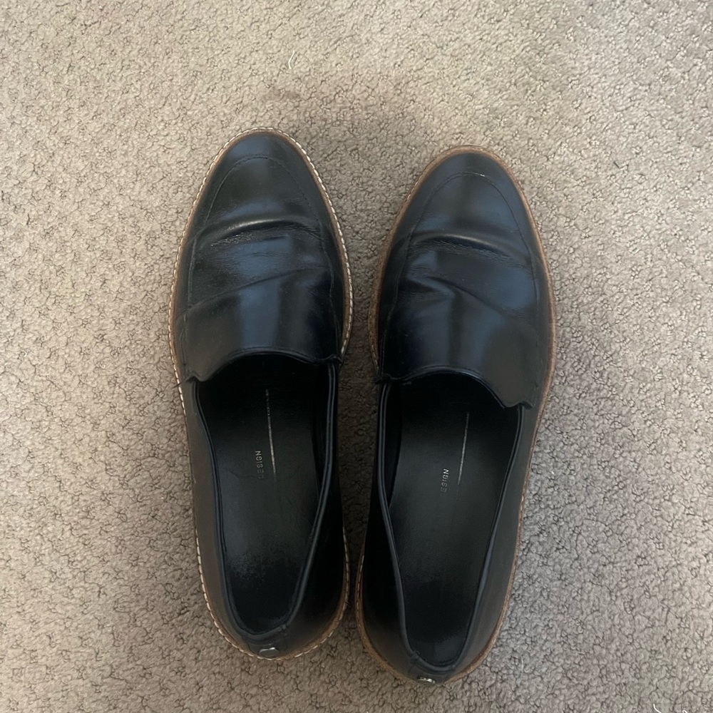 ecco Black Leather Women’s Loafers